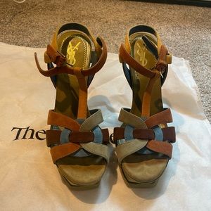 YSL tribute platform heels